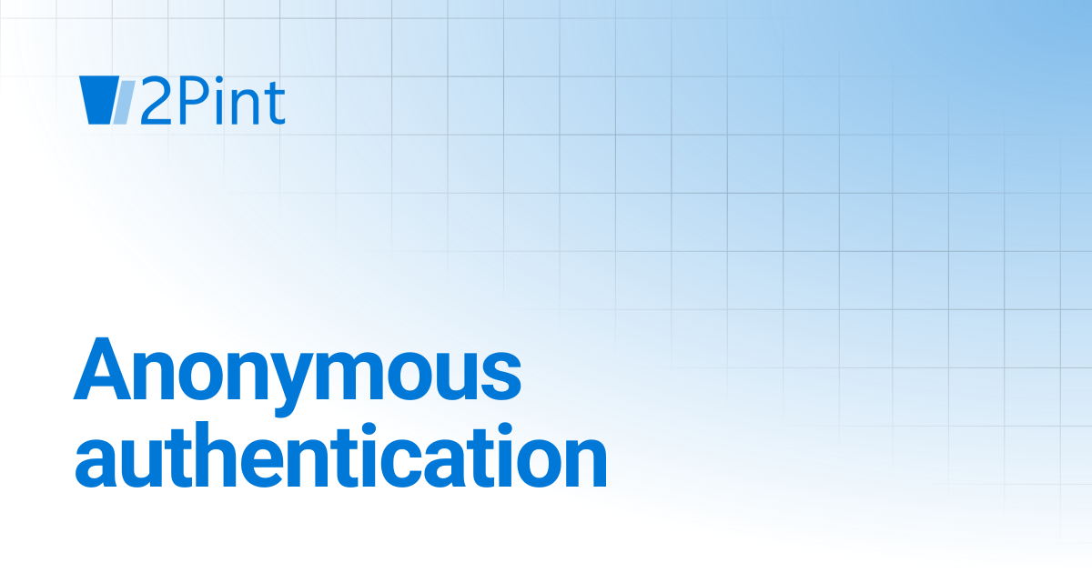 Anonymous authentication | DeployR | Product Documentation