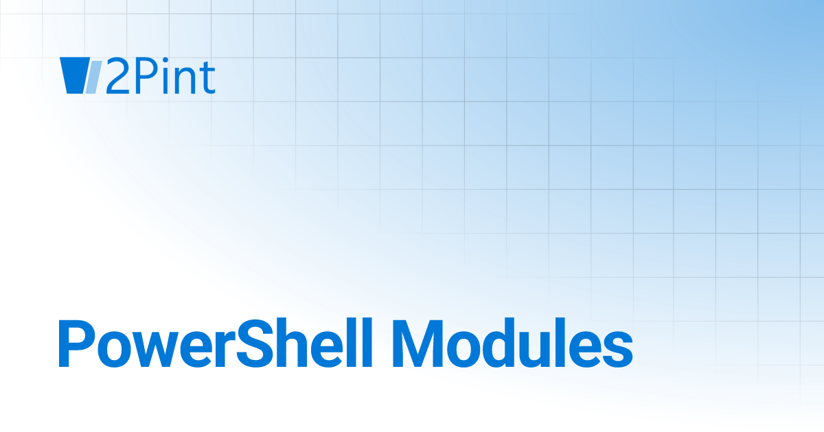 PowerShell Modules | DeployR | Product Documentation