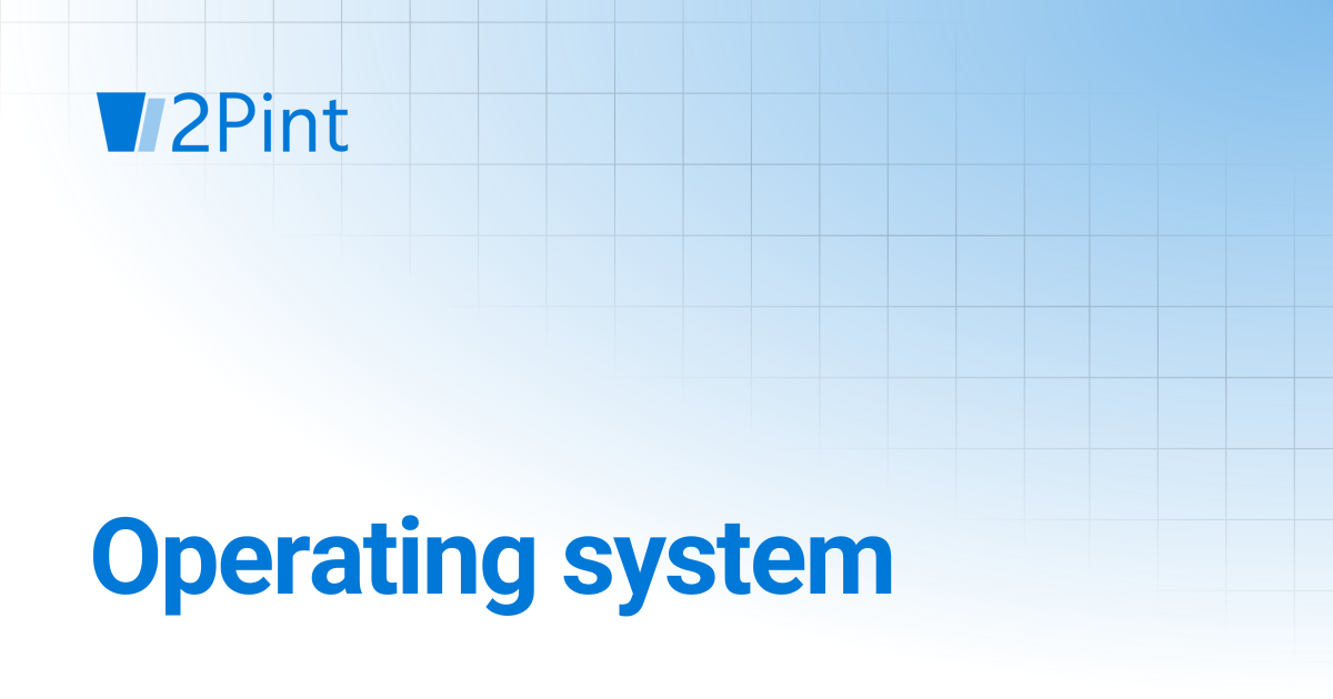 Operating system | DeployR | Product Documentation